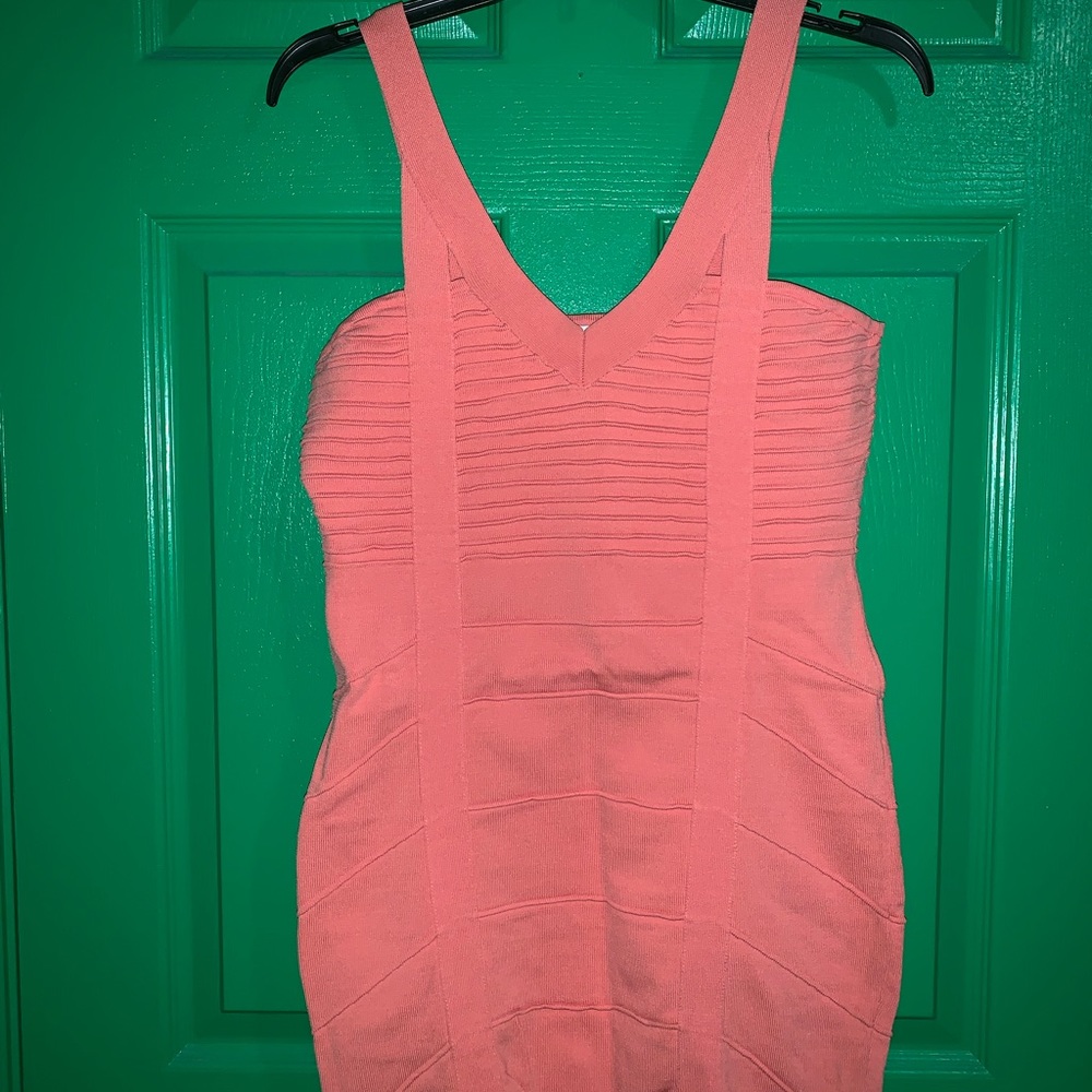 Forever 21 Coral Pink Short Dress size L